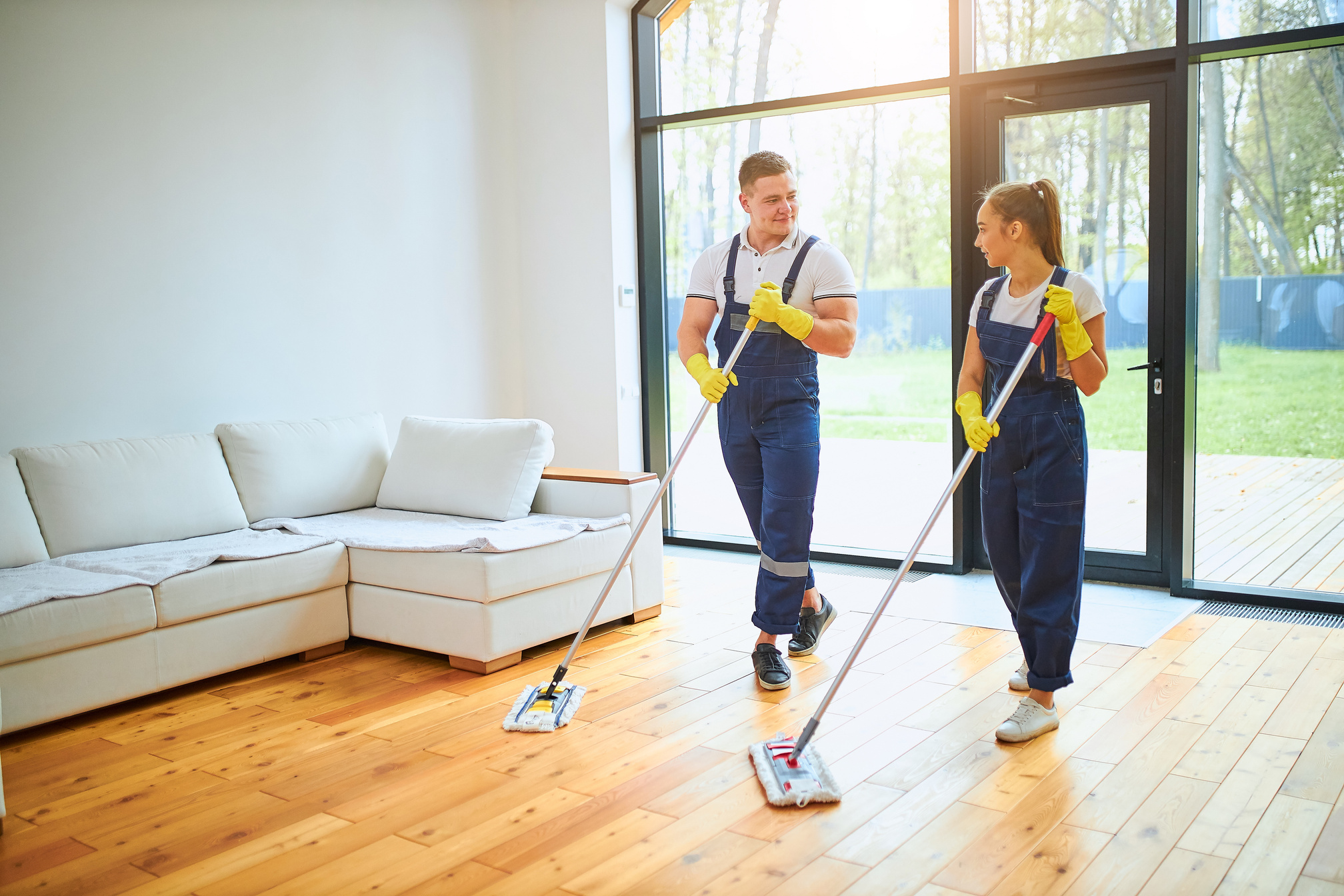 Team job cleaning service